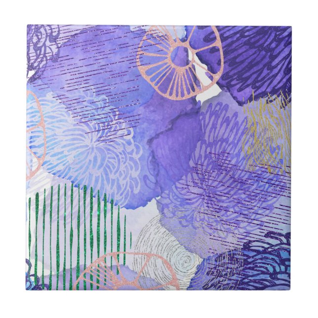 Design Abstrato Roxo (Frente)