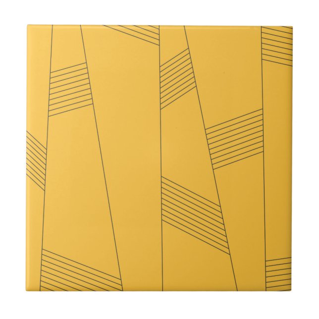 Design abstrato simples, amarelo, moderno (Frente)
