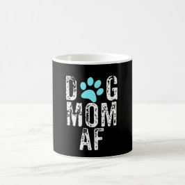 Design agradável da caneca do AF da mamã do cão