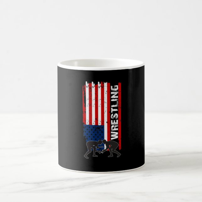 Design agradável da luta americana da caneca (Centro)