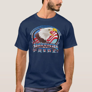Design americano da camisa de Eagle do orgulho