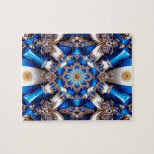 Design argentino quebra-cabeça abstrato