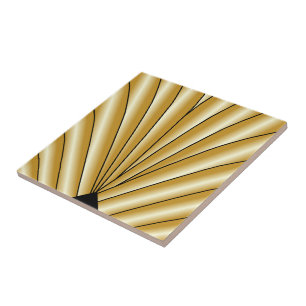 Design Art Déco Dourado