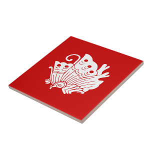 Design asiático de Kamon do japonês da borboleta