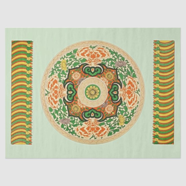 Design asiático nº 1 - Papel tecidual (Frente )