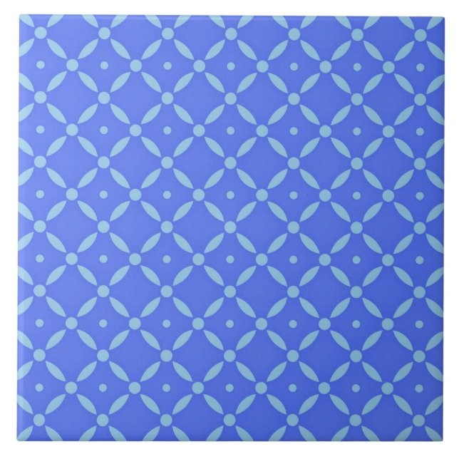 Design azul de Quatrefoil (Frente)