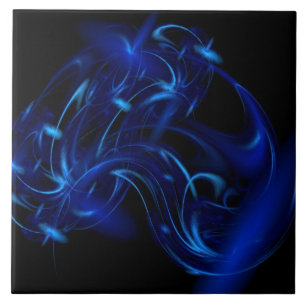 Design azul do fumo