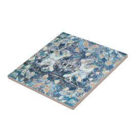 Design Azul Tan Nativo Americano Tribal