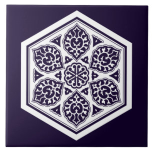 Design azul turco do rosette dos mercadorias do