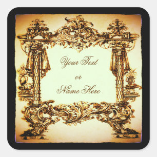 Design barroco - Adesivos personalizados