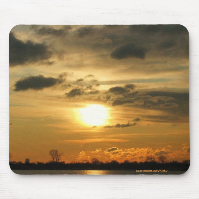 Design bonito do mousepad do nascer do sol (Frente)