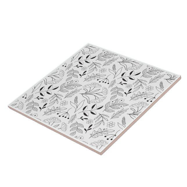 Design Botânico Simples Moderno Decorativo  (Lateral)