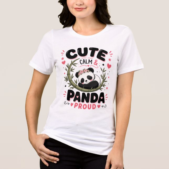 Design Calmo de Panda Fofo | Arte para Amantes de  (Frente)