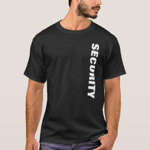 Design Camiseta Funcionarios de Segurança de Mens