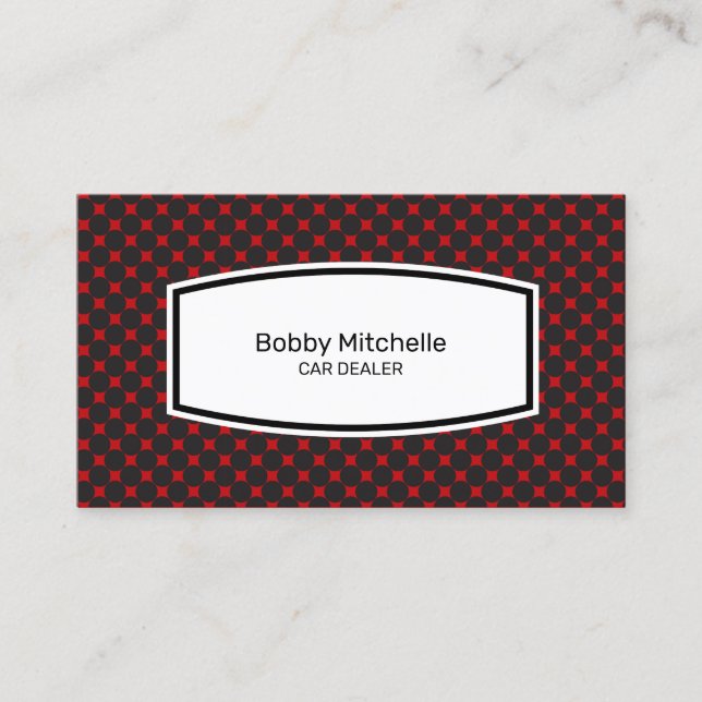 Design Cartão de visita do distribuidor de automóv (Frente)