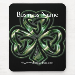Design celta 2 Mousepad do trevo