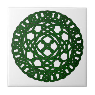 Design celta verde do nó