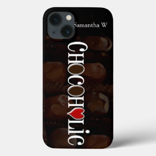 Design Chocolónico, castanho escuro e coração v