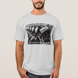 design cinzento da camisa do starVmax