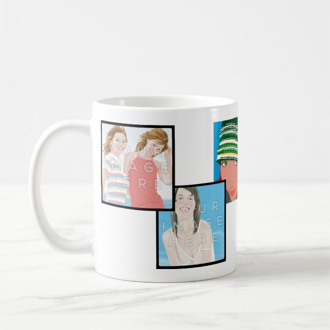 Design clássico customizável da caneca de (Esquerda)