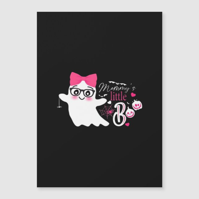 Design Clássico de Halloween Mommys Little Boo (Frente)