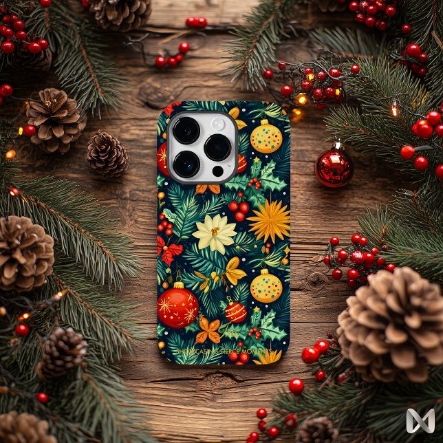 Design Clássico de Ornamento de Natal Artístico de (Criador carregado)