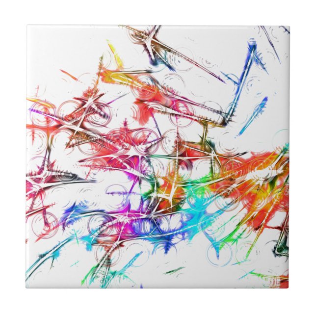 Design colorido abstrato (Frente)