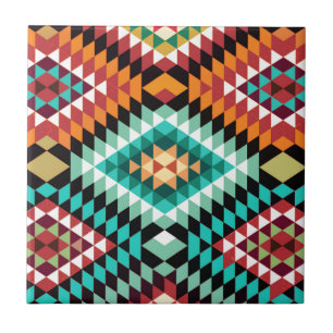 Design colorido do teste padrão africano