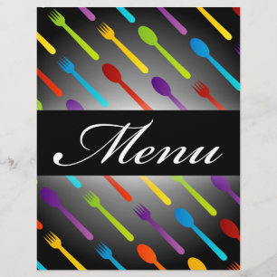 Design com colheres e garfo
