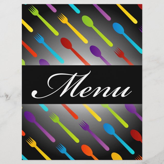 Design com colheres e garfo (Frente)