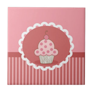 Design cor-de-rosa do cupcake