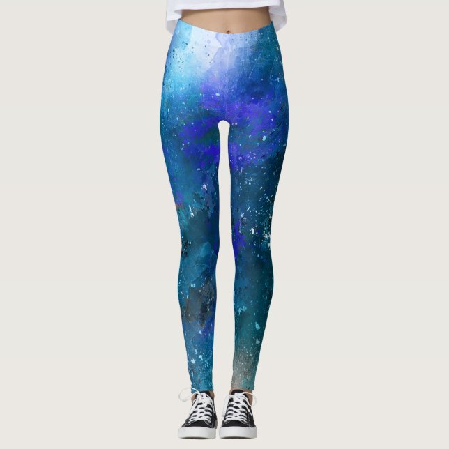 Design da arte abstracta que legging (Frente)