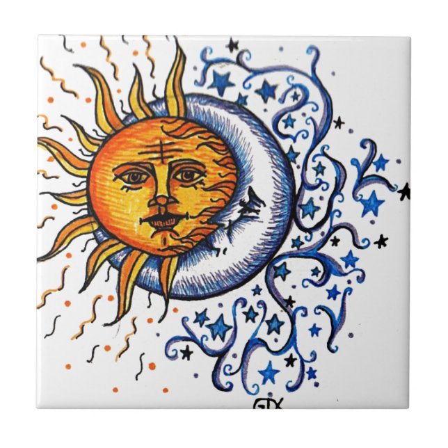 DESIGN DA ARTE DA LUA DO SOL (Frente)