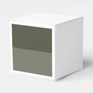 Design da Caixa Split Favor em Verde Musgo – Perso