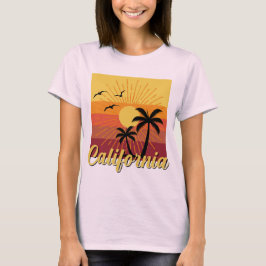 Design da Califórnia - Camisa básica para mulheres