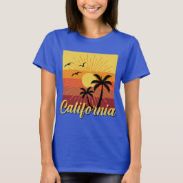 Design da Califórnia - Camisa básica para mulheres