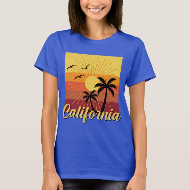 Design da Califórnia - Camisa básica para mulheres (Frente)