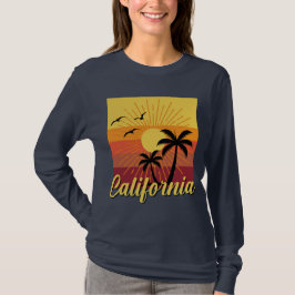 Design da Califórnia - Camisa de Manga Longa Básic