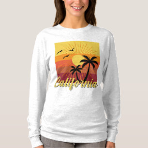 Design da Califórnia - Camisa de Manga Longa Básic