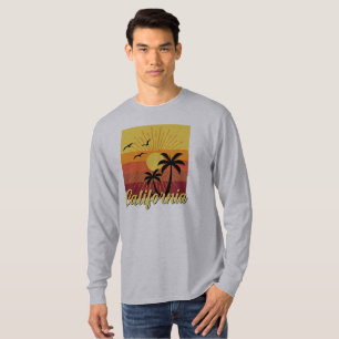 Design da Califórnia - Camisa de Manga Longa Básic