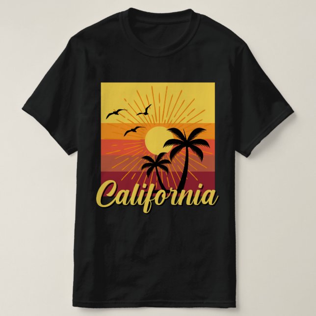 Design da Califórnia - Camisa Valor Masculina (Frente do Design)
