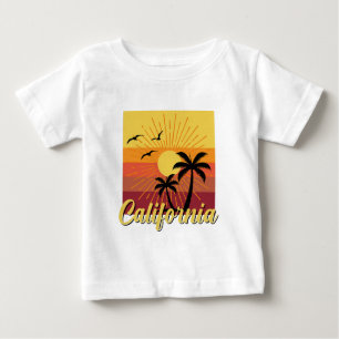 Design da Califórnia - Camiseta Baby Fine Jersey
