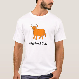 Design da camisa da vaca t das montanhas