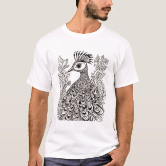 Design da Camiseta Real Peacock Radiance