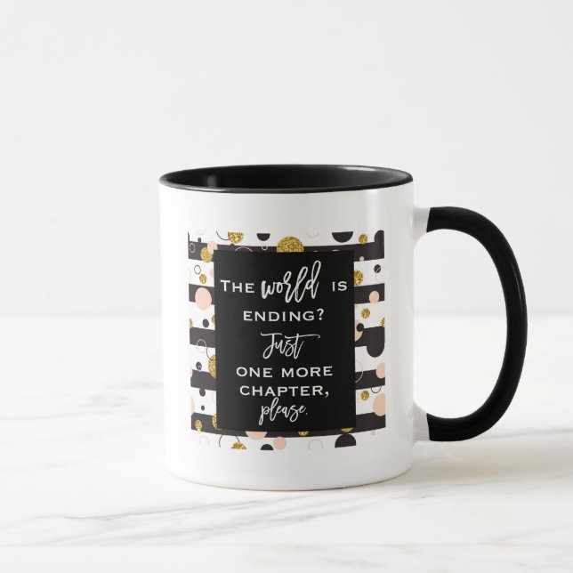 Design da caneca da leitura (Direita)