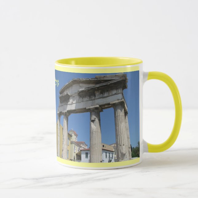 Design da caneca da piscina de Atenas (Direita)