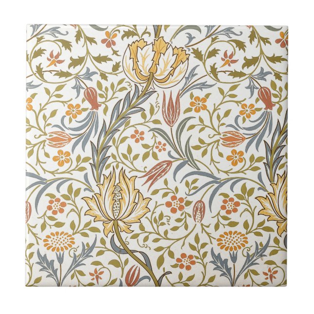 Design da flora de William Morris (Frente)