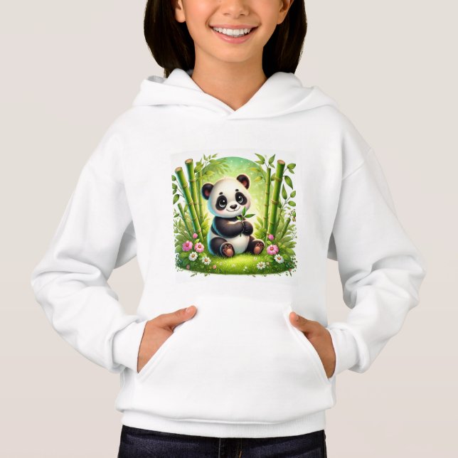 Design da Floresta Bamboo Cute - Cub Panda Adoráve (Frente)