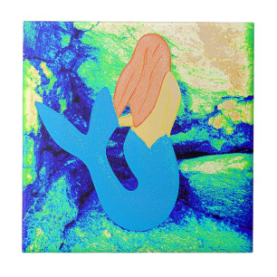 design da sereia da azul-cauda