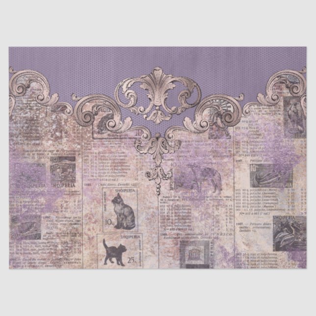 Design da série de papel do Ornamentado Ephemera 1 (Frente )